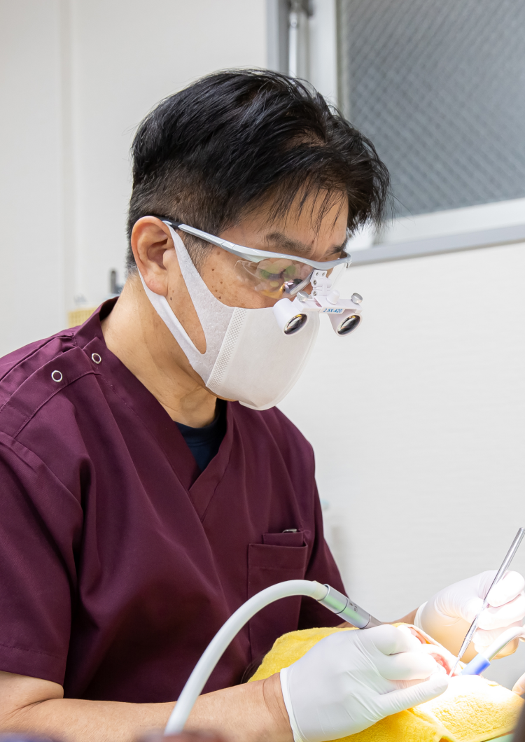 地域に35年、経験40年。あなたに優しい歯科治療を。